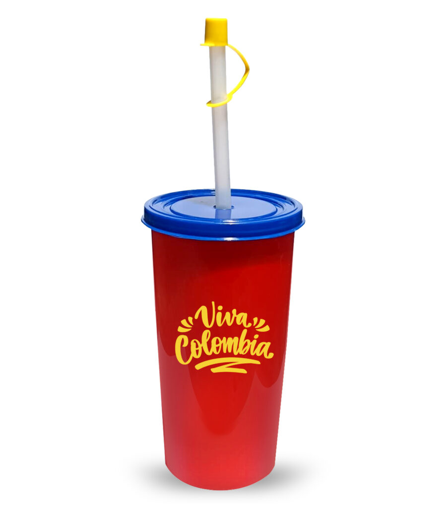 New York Tumbler 20 oz with Straw Lid